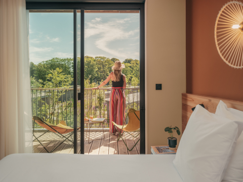 CHAMBRE SUPERIEURE TERRASSE HOTEL BOUT DU PARC VERSAILLES